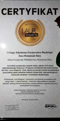 Laur Eksperta Finezja Laur Eksperta Finezja